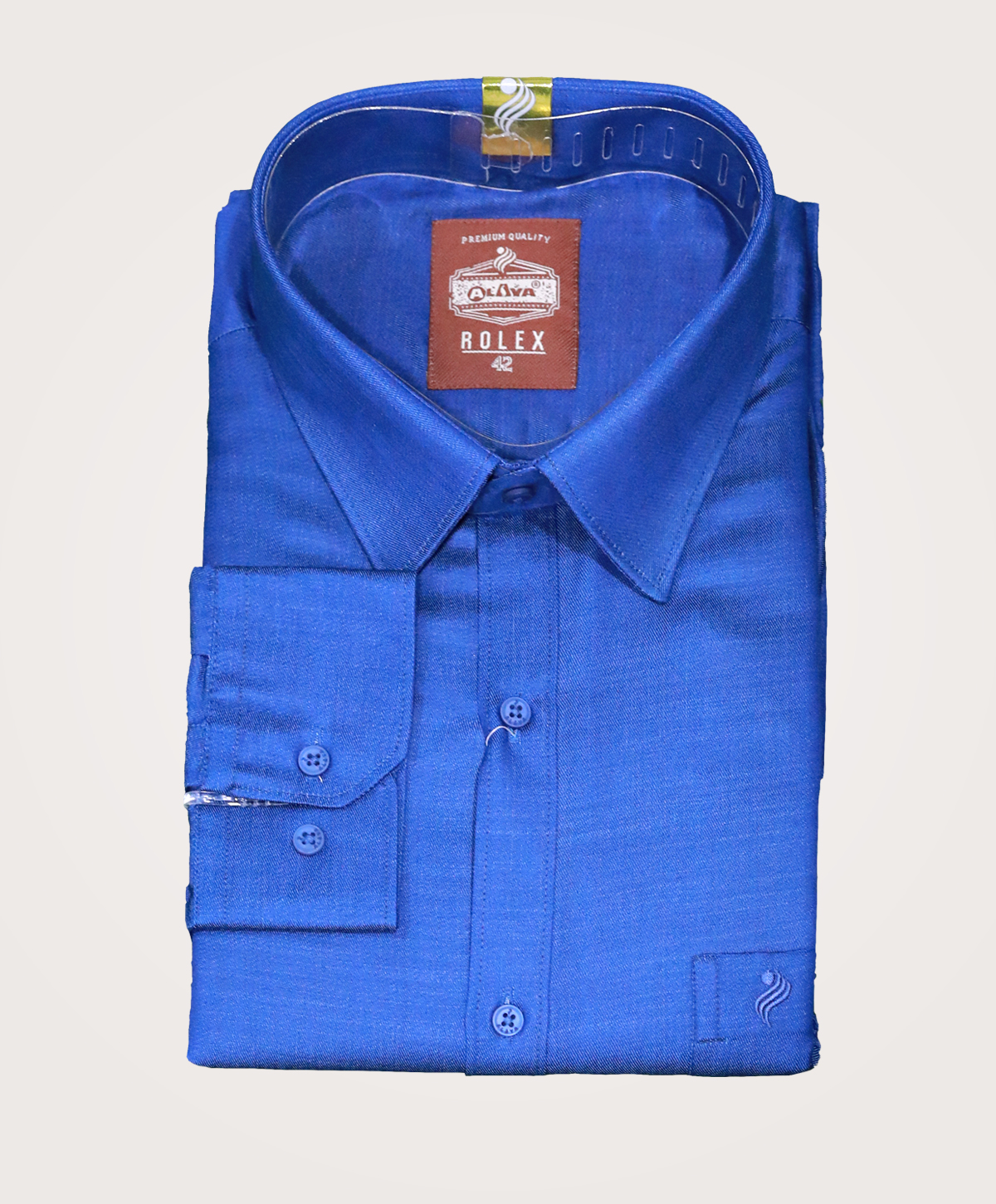 Royal Blue Dhoti & Shirt Set - K Chinnadurai and Co